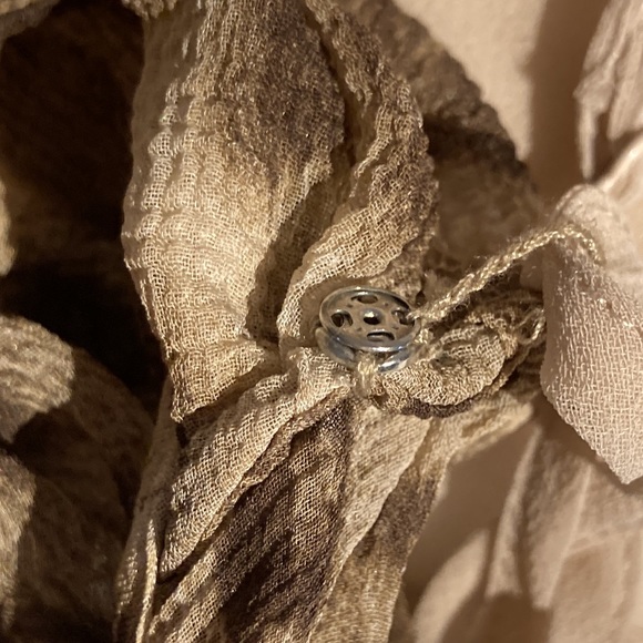 Talbots leopard sleeveless blouse bowtie cami 4P - Picture 13 of 16